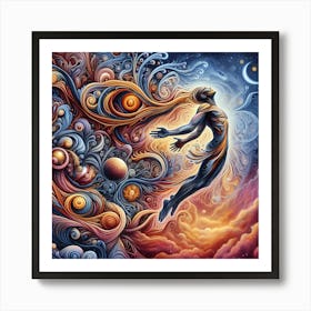 Psychedelic Painting 22 Art Print