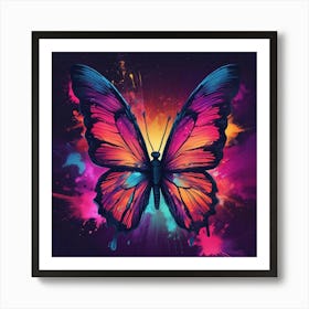 Butterfly Painting 272 Art Print