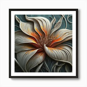 Flower Painting 4 Art Print