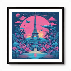 Eiffel Tower Paris Art Print