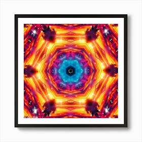 Psychedelic Mandala 86 Art Print