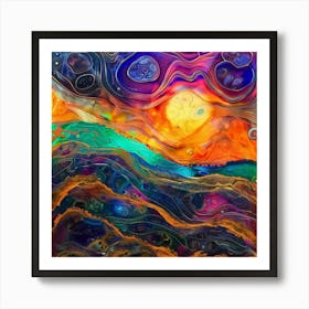 Abstract Painting 2 Art Print