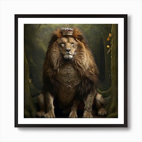 King Lion Art Print