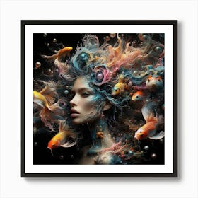 Koi Fish 11 Art Print