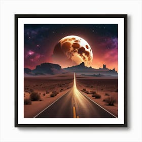 Highway To The Unknown Art Print