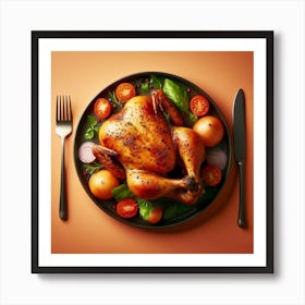 Chicken Food Restaurant9 Art Print