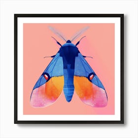 Moth Illustration 2 Art Print