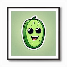 Pickle Sticker 1 Art Print