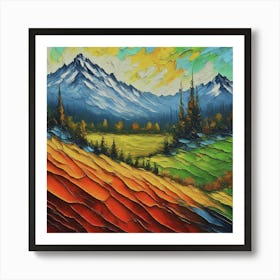 Mountain Landscape Art Print