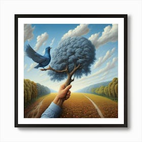 Bird In A Tree Art Print