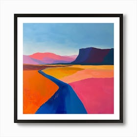 Abstract Travel Collection Iceland 1 Art Print