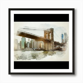 Brooklyn Bridge Art Print