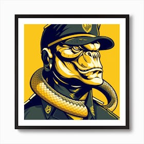 Gorilla 4 Art Print