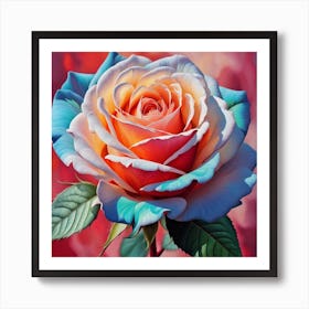 Rose Painting Art Print