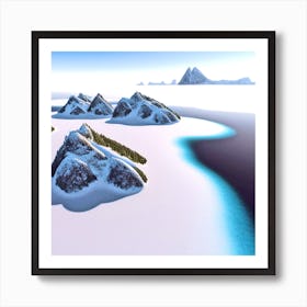 Arctic Landscape 2 Art Print