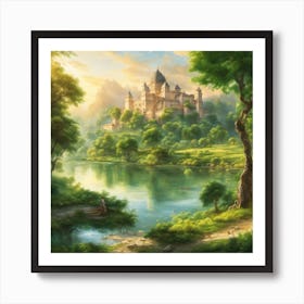 Fairytale Castle Art Print