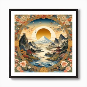 Asian Landscape 1 Art Print