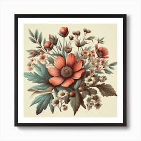 Floral Bouquet 9 Art Print