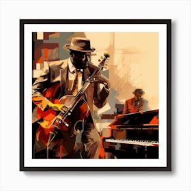 Jazz Musician 52 Art Print