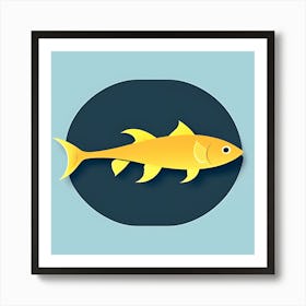 Fish In A Circle Art Print