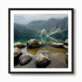 Tatra Mountain Lake Art Print