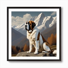 St. Bernard 1 Art Print