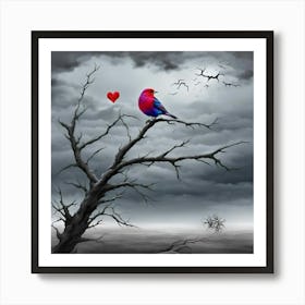 Bird In A Tree Art Print