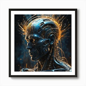 Black Glow Art Print