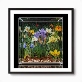 Iris Garden Art Print