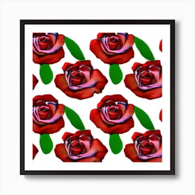 Red Roses 3 Art Print