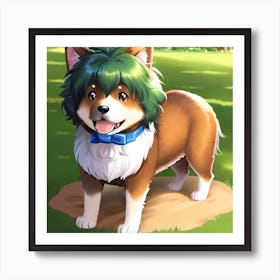 Corgi Art Print