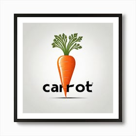 Carrot Logo 6 Art Print