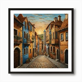 Streetscape Art Print