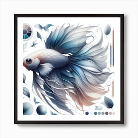 Mystical Fish 1 Art Print