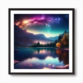 Galaxy Wallpaper Art Print