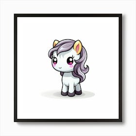 Cute Unicorn 93 Art Print