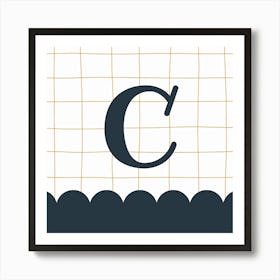 Letter C Art Print