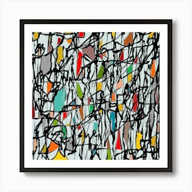 Pollock Wink Art Print