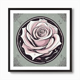 Rose In A Frame Art Print