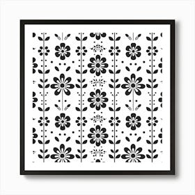 Mexican Floral Art Print