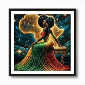 African Woman 4 Art Print