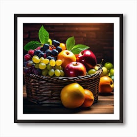 Fruit Basket 4 Art Print