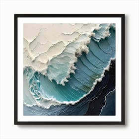 Abstract Of A Wave 7 Art Print