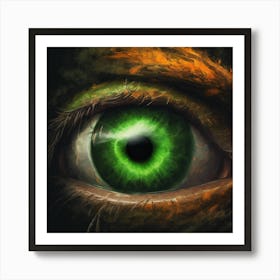 Eye Of The Dragon Art Print