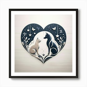 Heart Of Love 3 Art Print