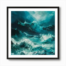 Stormy Sea 2 Art Print