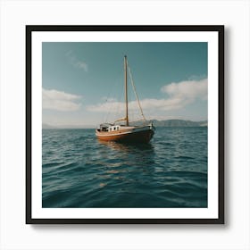 Default I Want A Picture Of A Boat In The Sea 0 Art Print