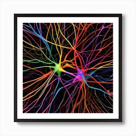 Neuron Stock Videos & Royalty-Free Footage 11 Art Print