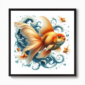 Gold Fish 1 Art Print