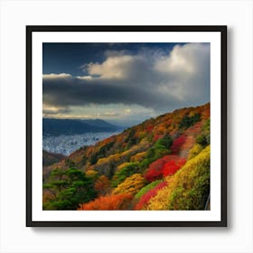 Autumn In Kyoto Art Print